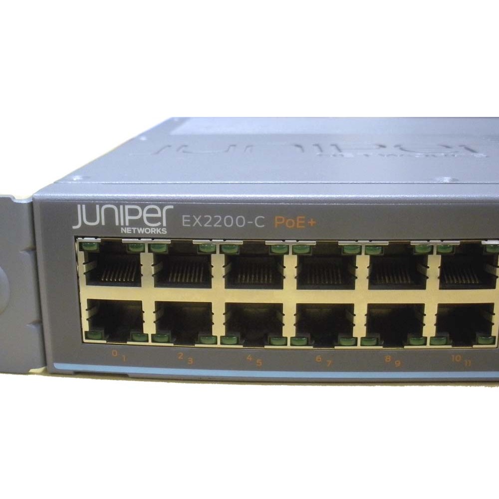 Juniper EX2200C12P2G 12Port 10/100/1000BASET PoE+ Compact Switch eBay
